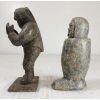 Image 7 : LOT OF 2 - HUMAN FIGURES - SIGNED - STONE