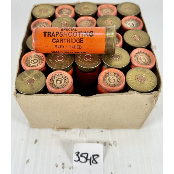 AMMO: 25X ELEY 12 GA 2-3/4 IN - #6