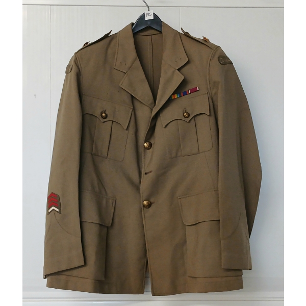 WWII CDN MAJOR SUMMER WEIGHT TUNIC
