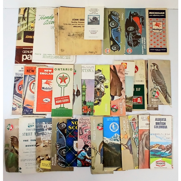 JOB LOT - B/A, GULF, SHELL ROAD MAPS, ETC