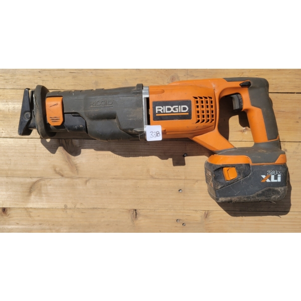 RIDGID 24V RECIPROCATING SAW W/ BATTERY