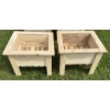 Image 1 : LOT OF 2 - NEW CEDAR/ SPRUCE PLANTERS