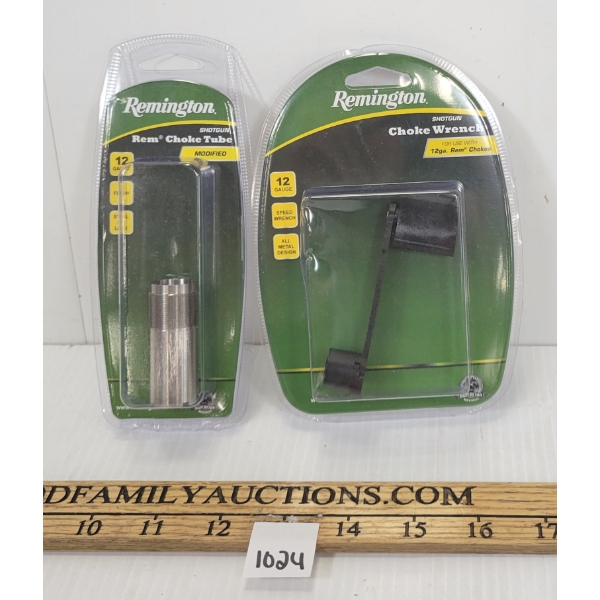 LOT OF 2 - REMINGTON 12GA CHOKE WRENCH & TUBE