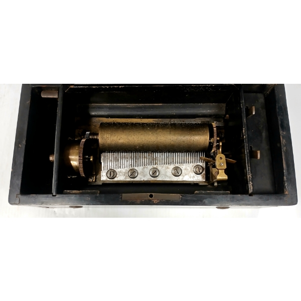 ETOUFFOIRS EN ACIER CYLINDER MUSIC BOX - C. 1880'S