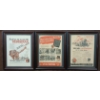 Image 1 : LOT OF 3 - FRAMED MCCOLL-FRONTENAC & RED INDIAN PAPER ADVERTISEMENTS