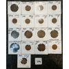 Image 1 : LOT OF 17 - 1876-1947 NEWFOUNDLAND 1 CENT COINS 
