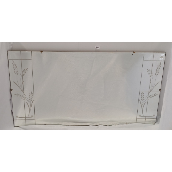PEACOCK MCM SILVER BACKED MIRROR