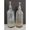 Image 4 : LOT OF 2 - REED BROS & P.G. DIXON & BROS - CLEAR ACID-ETCHED - SELTZER BOTTLES