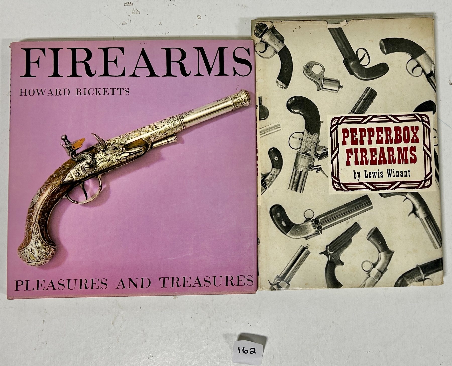 LOT OF 5 - ANTIQUE FIREARMS REFERENCE BOOKS