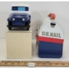 Image 2 : LOT OF 3 - U.S. POSTAL LUNCH BOX, THERMOS, & DELIVERY VAN COIN BANK