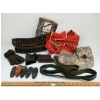 Image 1 : JOB LOT - CARTRIDGE BELTS, RECOIL PADS, SCOPE SKIN, ECT.