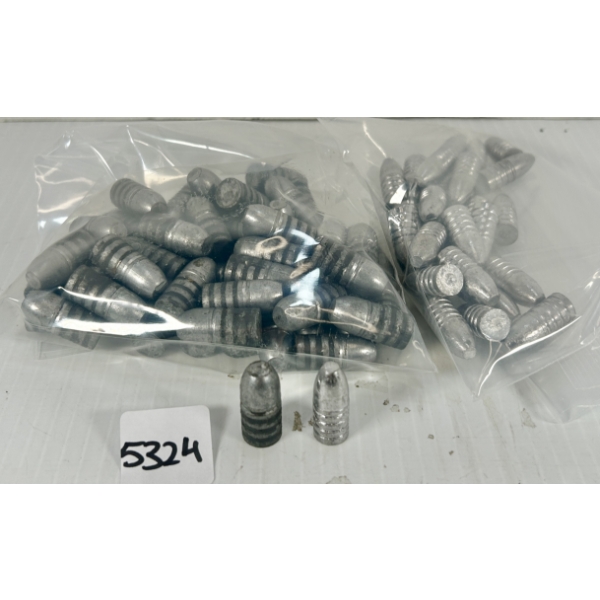 BULLETS: APPROX 60X .457 IN 405 GR & 29X .409 IN 322 GR