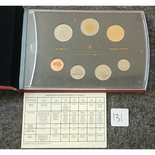 2012 RCM SPECIMEN SET