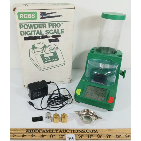 RCBS POWDER PRO DIGITAL SCALE & POWDER DISPENSER - AS NEW