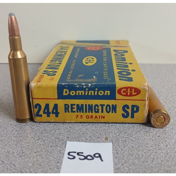 AMMO: 19X MIXED .244 REM - 75GR - SP 