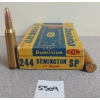 Image 1 : AMMO: 19X MIXED .244 REM - 75GR - SP 