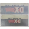 Image 2 : PAIR OF D-X GAS PUMP PLATES