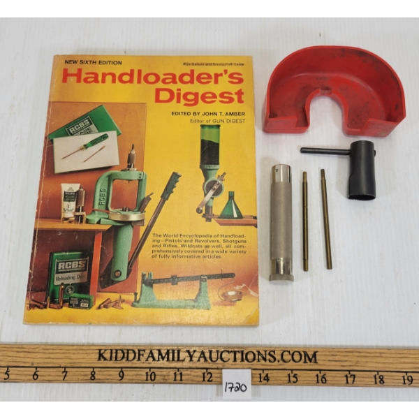 JOB LOT - HANDLOADER'S DIGEST & LYMAN PRIMER CATCHER ETC