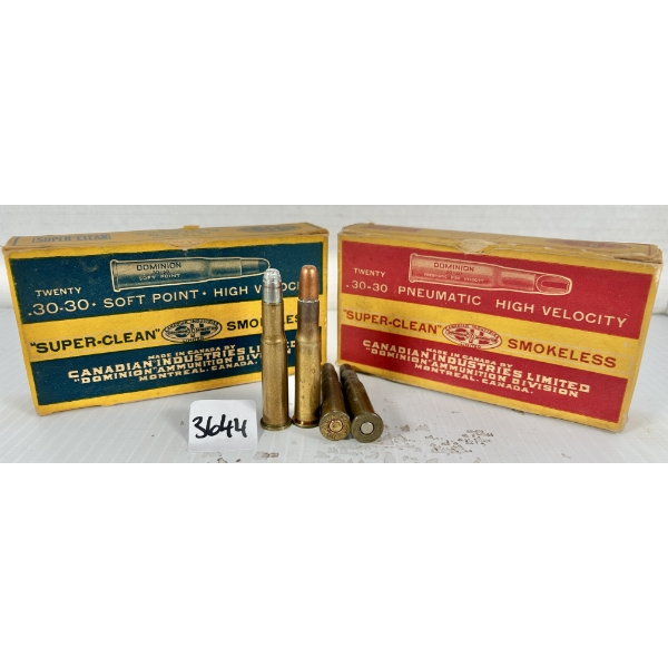 AMMO: 40X CIL .30-30 WIN - 150 GR HP & 170 GR SP