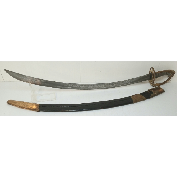 BRITISH 1803 PAT. INFANTRY OFFICER'S SWORD W/ SCABBARD