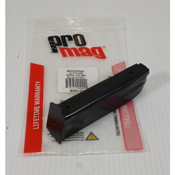 PRO MAG BROWNING HI-POWER 9MM MAGAZINE - PAL REQ.