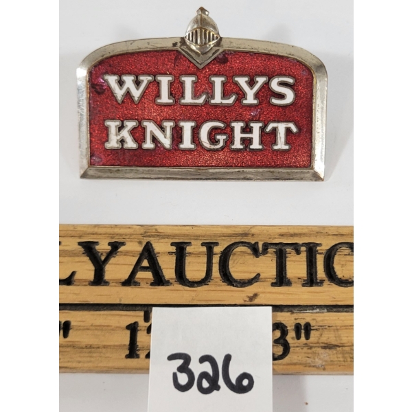 WILLYS KNIGHT RAD BADGE