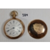 A. W. W. CO. 7 JEWEL WALTHAM POCKET WATCH - GRADE NO. 1