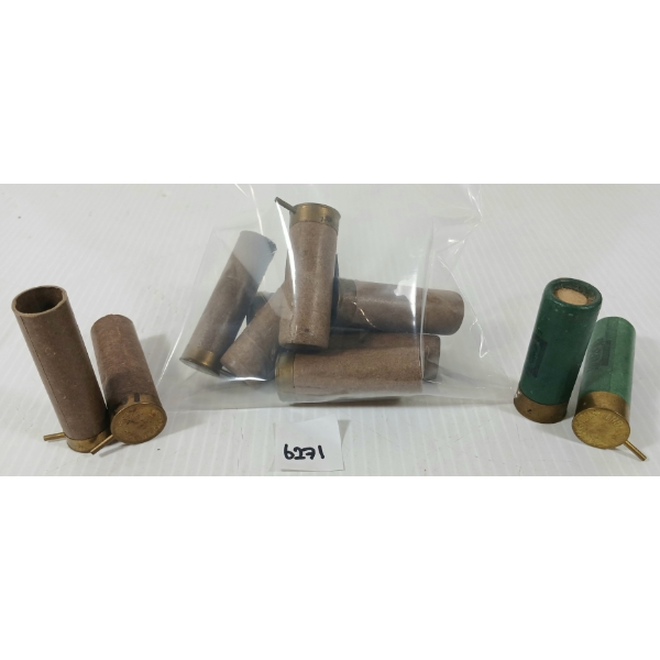 AMMO / BRASS: 11X MIXED GA PIN FIRE