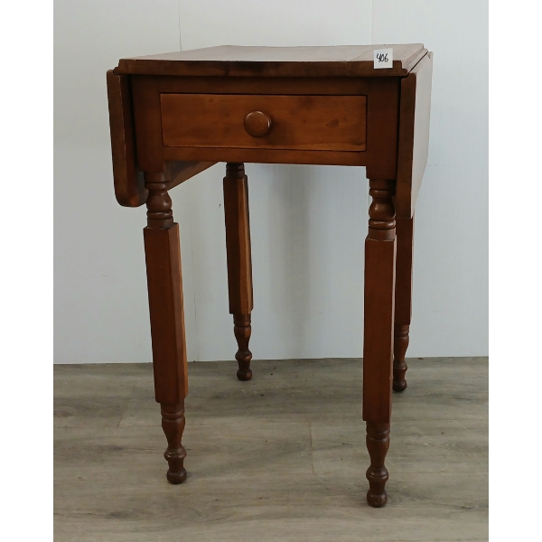 PEMBROOKE SINGLE DRAWER DROP-LEAF TABLE