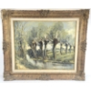 Image 1 : FENCED OFF WATERFALL BY JAN VEER (PRS DUTCH ARTIST) - FRAMED OIL ON CANVAS