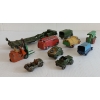Image 2 : LOT OF 10 - DINKY TOYS DIECAST MODELS - INCL FIRETRUCK, TANK TRANSPORTER, FORKLIFT, ETC