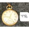 Image 2 : ELGIN 15 JEWELS POCKET WATCH W/ CHAIN - GRADE 315 - MODEL 3