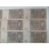 Image 3 : QTY OF 1929 GERMAN 20 REICHSMARK BANKNOTES