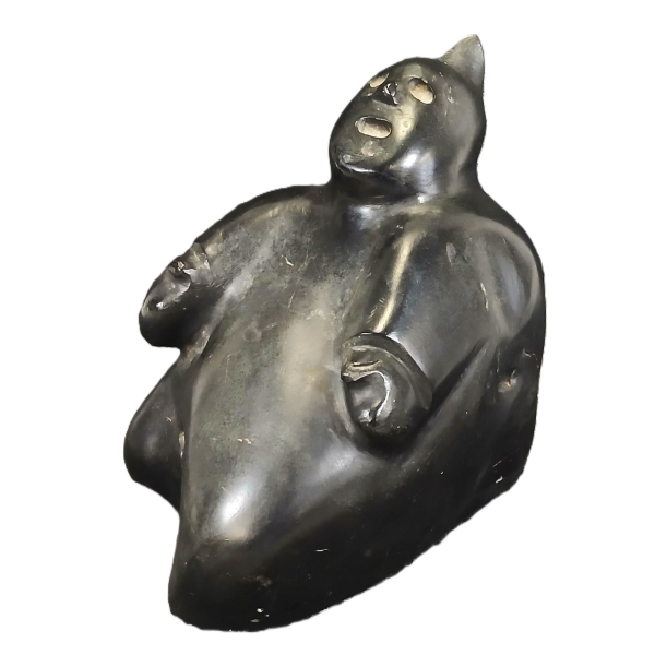 RESTING INUK - SIGNED - STONE 