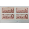 Image 2 : LOT OF 4 - 1954 CDN $1 BANKNOTES