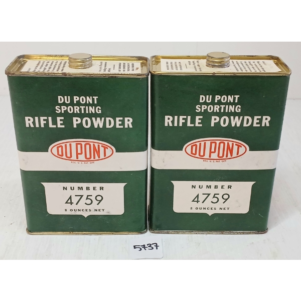 POWDER: DU POINT 4759 RIFLE POWDER - 1LBS