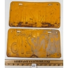 Image 2 : PAIR OF 1942 ONTARIO LICENCE PLATES