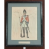 Image 1 : 1964 ROYAL NORTH BRITISH FUSILIERS - ROLPH CLARK STONE LTD. FRAMED PRINT - SIGNED