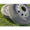 Image 2 : LOT OF 2 - GENERAL AND HANKOOK 11R22.5 ON ALUMINUM RIMS