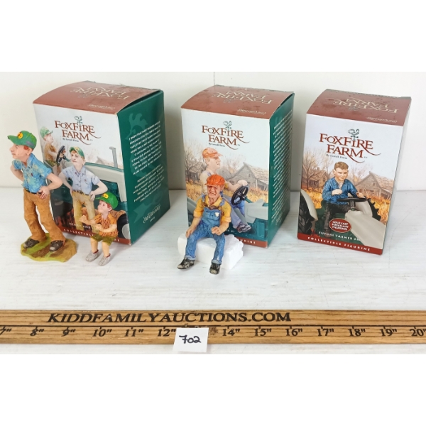 LOT OF 3 - FOXFIRE FARM PORCELAIN FIGURINES - INCL FRANK #1