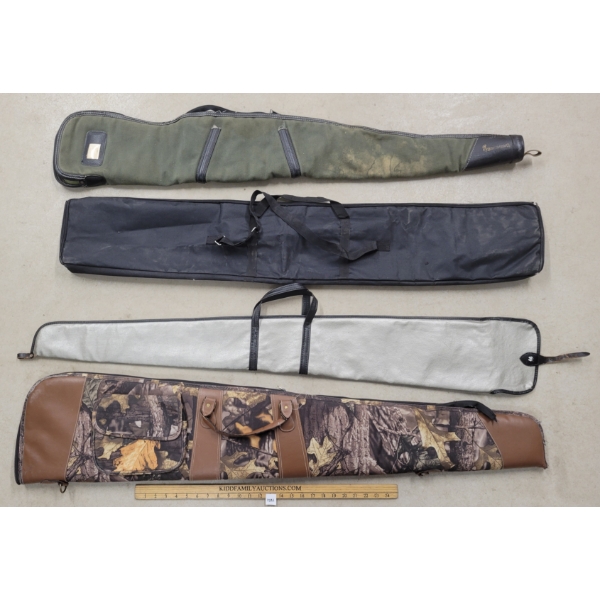 LOT OF 4 - SOFT GUN CASES - INCL BROWNING 