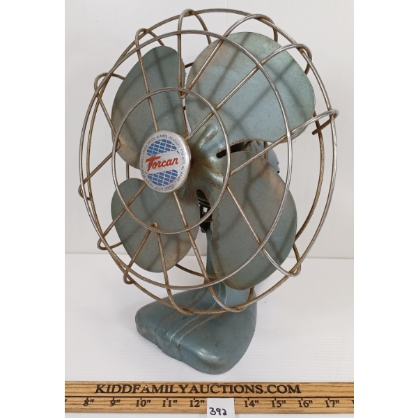 TORCAN CAGED TABLE FAN