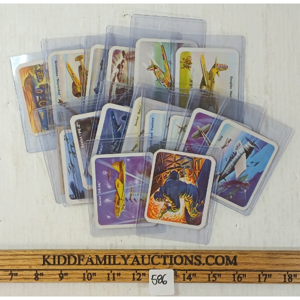 LOT OF 18 - COLLECTIBLE MILITARIA CRACKER JACK CARDS