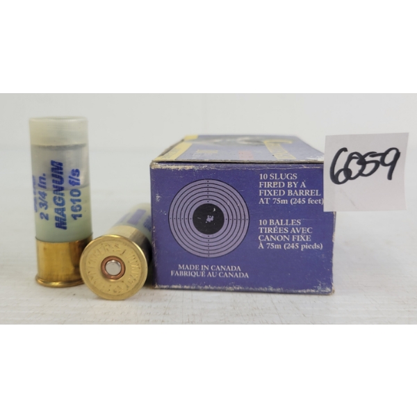 AMMO: 10X CHALLENGER 12GA - 2-3/4IN - SLUGS