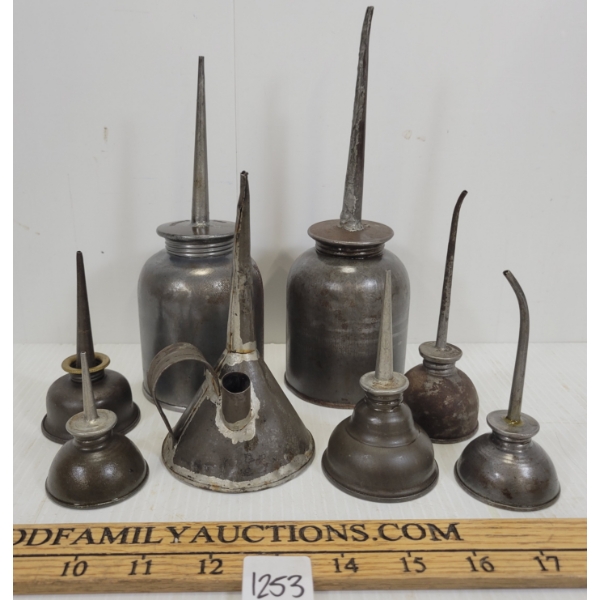 LOT OF 8 - VINTAGE OILERS 