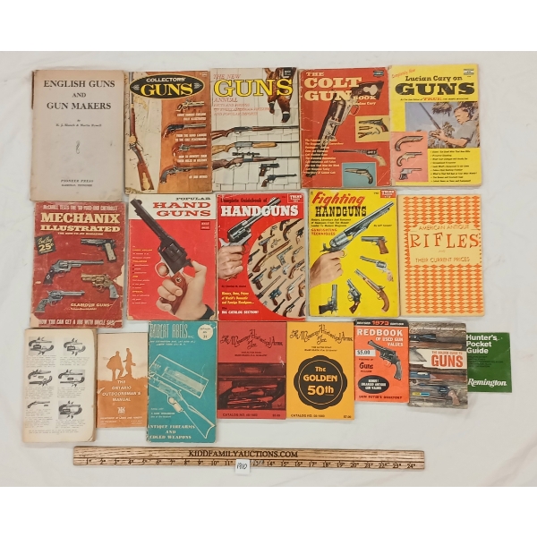 JOB LOT - VINTAGE FIREARM MAGAZINES & PAMPHLETS - INCL "MECHANIX ILLUSTRATED" & "FIGHTING HANDGUNS"