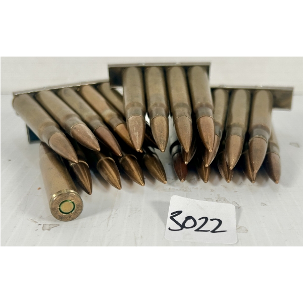 AMMO: 28X 8MM MAUSER MILITARY FMJ 