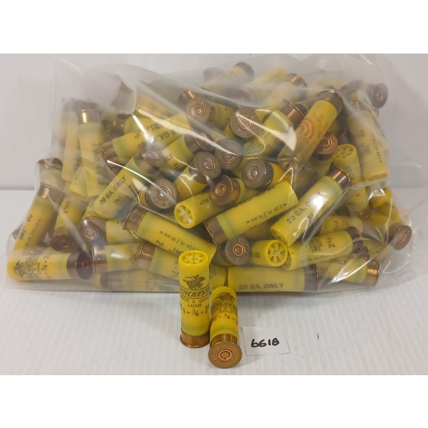 AMMO: 135X WINCHESTER DOVE & QUAIL - 12GA - 2 3/4IN - #7 1/2 SHOT