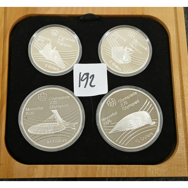 1976 MONTREAL OLYMPICS $5 & $10 COINS
