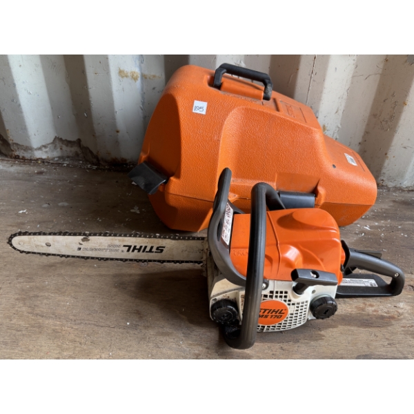 STIHL CHAINSAW - MODEL MS170 - W/ CASE